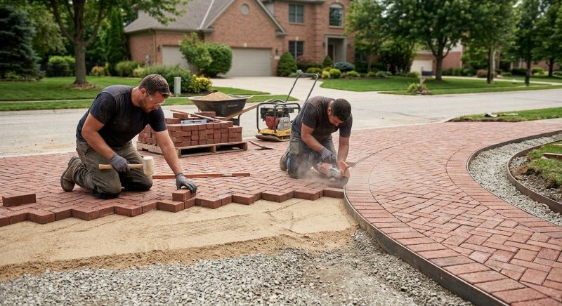 Brick Porch Installation in West Hartford, CT